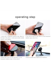 Baseus Magnetic Car Mount Holder 360 Degree Rotating GPS Car Mount Holder for iPhone Xiaomi Phone Magnetic Holder