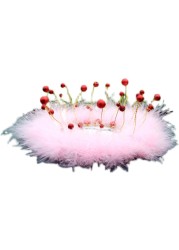 High-grade pearl feather car anti-slip mat dashboard mat perfume seat cushion mobile phone storage mat interior accessories