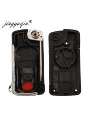 jingyuqin 2/3/4 Buttons Remote Flip Flip Key Cover For Chrysler Dodge Stratus RAM Durango Dakota Jeep Grand Cherokee Key Shell