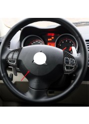 Steering wheel horn cover with logo for Mitsubishi Lancer EX 07-15 Outlander 06-13 ASX Colt Ralliart 08-13 Pajero Sport 08-17