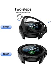 Shockproof Case For Samsung Galaxy Watch 3 45mm 41mm Watch3 Soft TPU Protective Bumper Cases Hollow Watch Frame Accessories