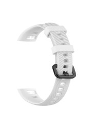 Anti-Scratch Soft Silicone Watch Band Sport Wrist Strap Replacement for Huawei Honor 5/4 Sport Bracelet Accessories