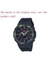 16mm Resin Watch Accessory Strap Case Suitable for Casio G-SHOCK GA2100 2110 Men Women Sports Waterproof Transparent Strap