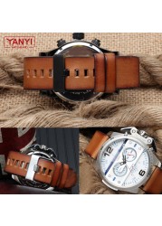 Genuine leather bracelet for diesel DZ7406 DZ7408 DZ4476 DZ4343 watch strap brown watchband 22mm 24 26mm retro wrist band