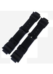 Watch Strap/Bezel for CasioDW-9000 DW9050 DW9052 Resin Bracelet Black Red Word