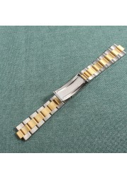 For Rolex strap 13mm 17mm 19mm 20mm stainless steel watchband curved end bands replacement watches accessories