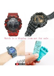 ساعة اكسسوارات الراتنج حزام 16 مللي متر ل التمويه كاسيو g-shock GLS GD GA110 GA100 GD120 ساعة رياضية للرجال والنساء