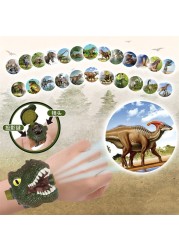 الإسقاط ساعة الأطفال ثلاثية الأبعاد الديناصور الجوراسي الإلكترونية ساعة رقمية Tyrannosaurus ريكس تريسيراتوبس للأطفال هدية A4215