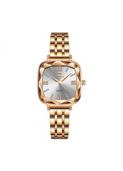 Women Watches New Women's Simplicity Casual Quartz Stainless Steel Band Watch Rose Ladies Wrist Watch Gift Montre Femme