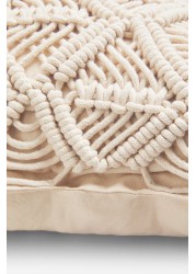 Macramé Tassel Cushion