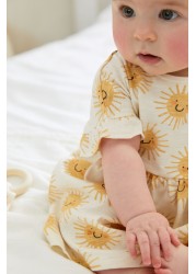 2 Pack Long Sleeved Floral Baby Dresses (0mths-3yrs)