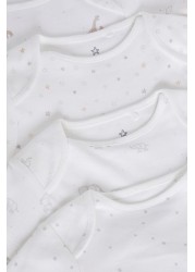 4 Pack Short Sleeve Baby Bodysuits (0-3yrs)