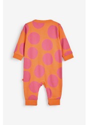 Baby 3 Pack Footless Sleepsuits (0mths-3yrs)