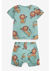 All Over Printed T-Shirt and Shorts Set (3mths-7yrs)