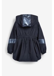 Baker by Ted Baker Navy Rain Mac Jacket