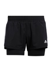 adidas Pacer 3 Stripe 2 In 1 Shorts