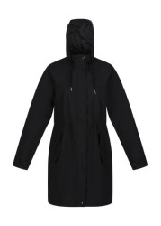 Regatta Adasha Black Longline Waterproof Jacket