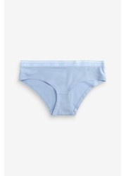 Cotton Rich Logo Knickers 6 Pack Short