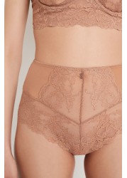 Lace Knickers 2 Pack High Rise