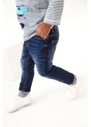 Five Pocket Jeans With Stretch (3mths-7yrs) Slim Fit