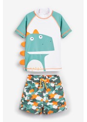 2 Piece Rash Vest And Shorts Set (3mths-7yrs)