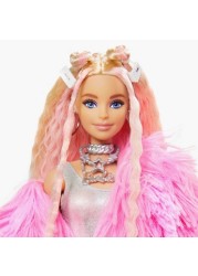 Barbie Extra Doll with Fluffy Pink Jacket