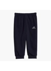 adidas Print Round Neck T-shirt and Joggers Set