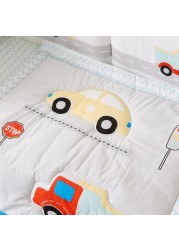 Juniors Car Print 5-Piece Comfortor Set