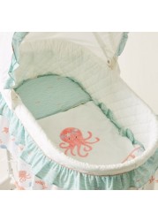 Juniors Printed Bassinet with Canopy