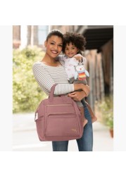 SkipHop Textured Diaper Backpack with Shoulder Straps