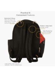 TWELVElittle Midi-Go Diaper Backpack with Adjustable Straps and Changing Pad