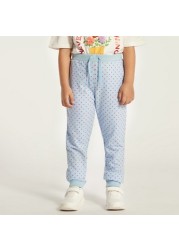 Juniors Printed Joggers with Drawstring Closure - Set of 3