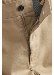 Linen Blend Cargo Trousers