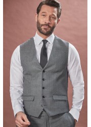 Signature Textured Suit: Waistcoat