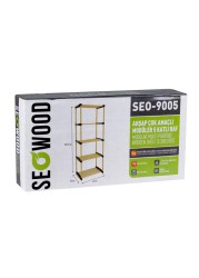 Seowood Bamboo Multi Purpose 5-Tier Modular Rack (28 x 49 x 129.5 cm)