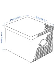 KVARNVIK Storage box with lid