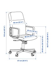 RENBERGET Swivel chair