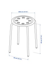 MELLTORP / MARIUS Table and 2 stools