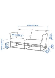 HAVSTEN 2-seat sofa, in/outdoor