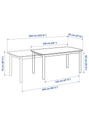 STRANDTORP Extendable table