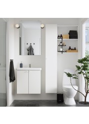 ENHET / TVÄLLEN Bathroom furniture, set of 13