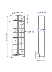 BILLY / OXBERG Bookcase