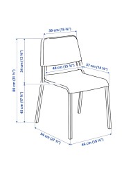 VANGSTA / TEODORES Table and 6 chairs