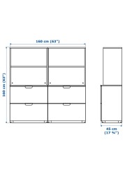 GALANT Storage combination with filing