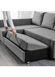 FRIHETEN Corner sofa-bed with storage