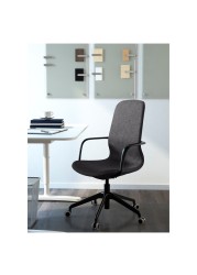 LÅNGFJÄLL Office chair with armrests