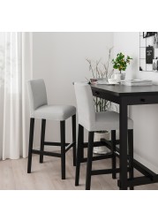 BERGMUND Bar stool with backrest