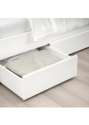 SONGESAND Bed frame with 4 storage boxes