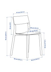 MELLTORP / JANINGE طاولة و4 كراسي