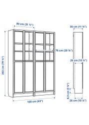 BILLY / OXBERG Bookcase